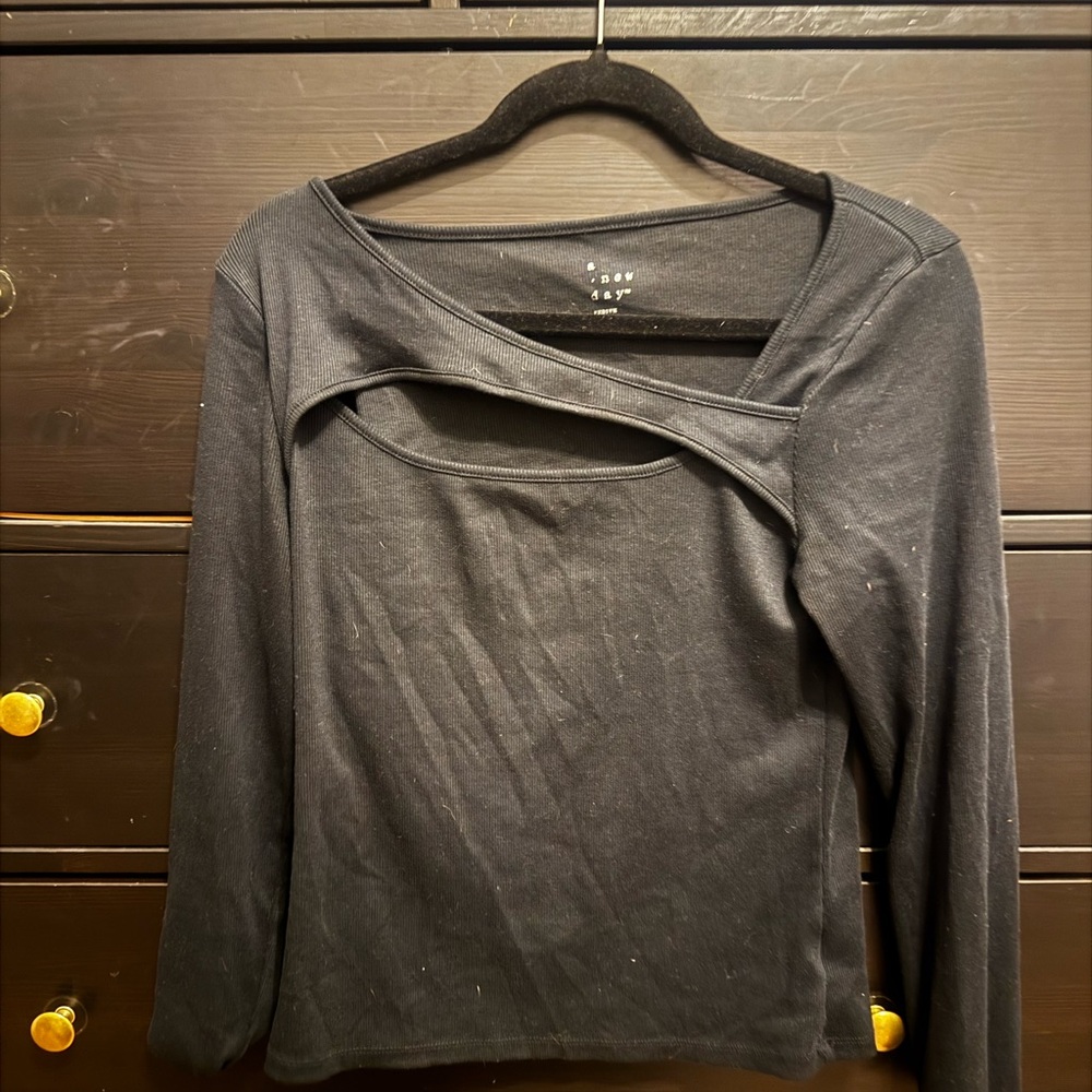 A New Day Cut Out Shirt